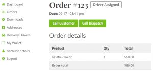 Delivery Drivers for WooCommerce - Order Details
